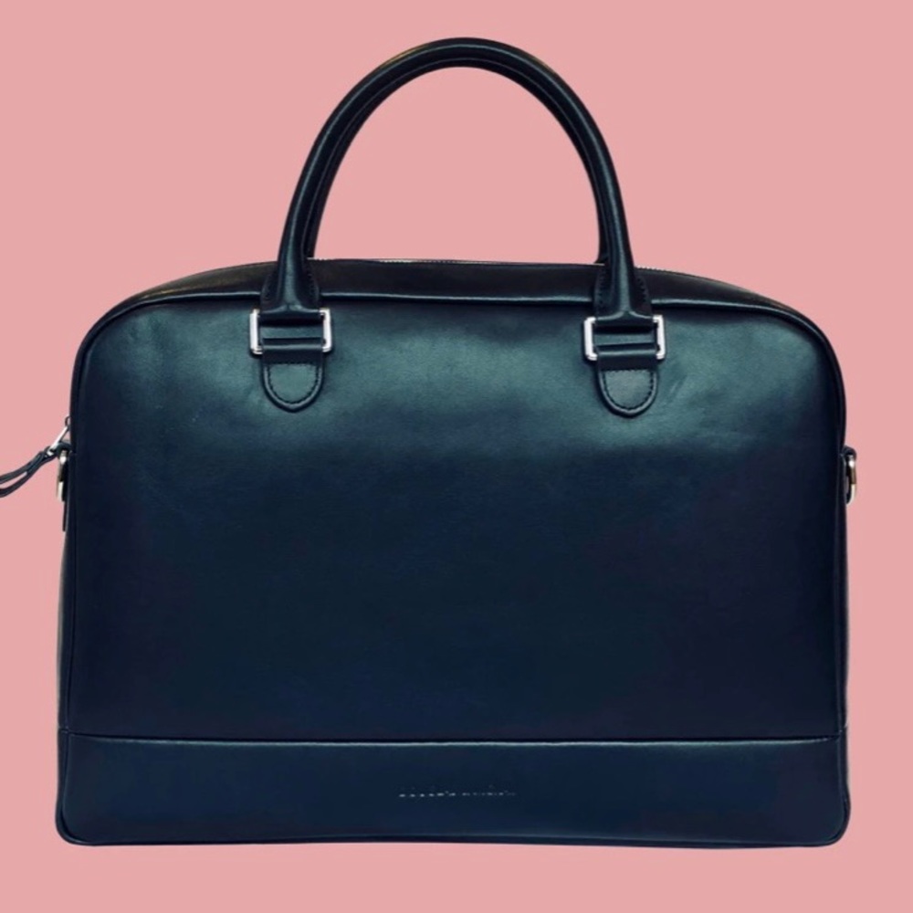 Douglas & McKay Navy Blue Satchel